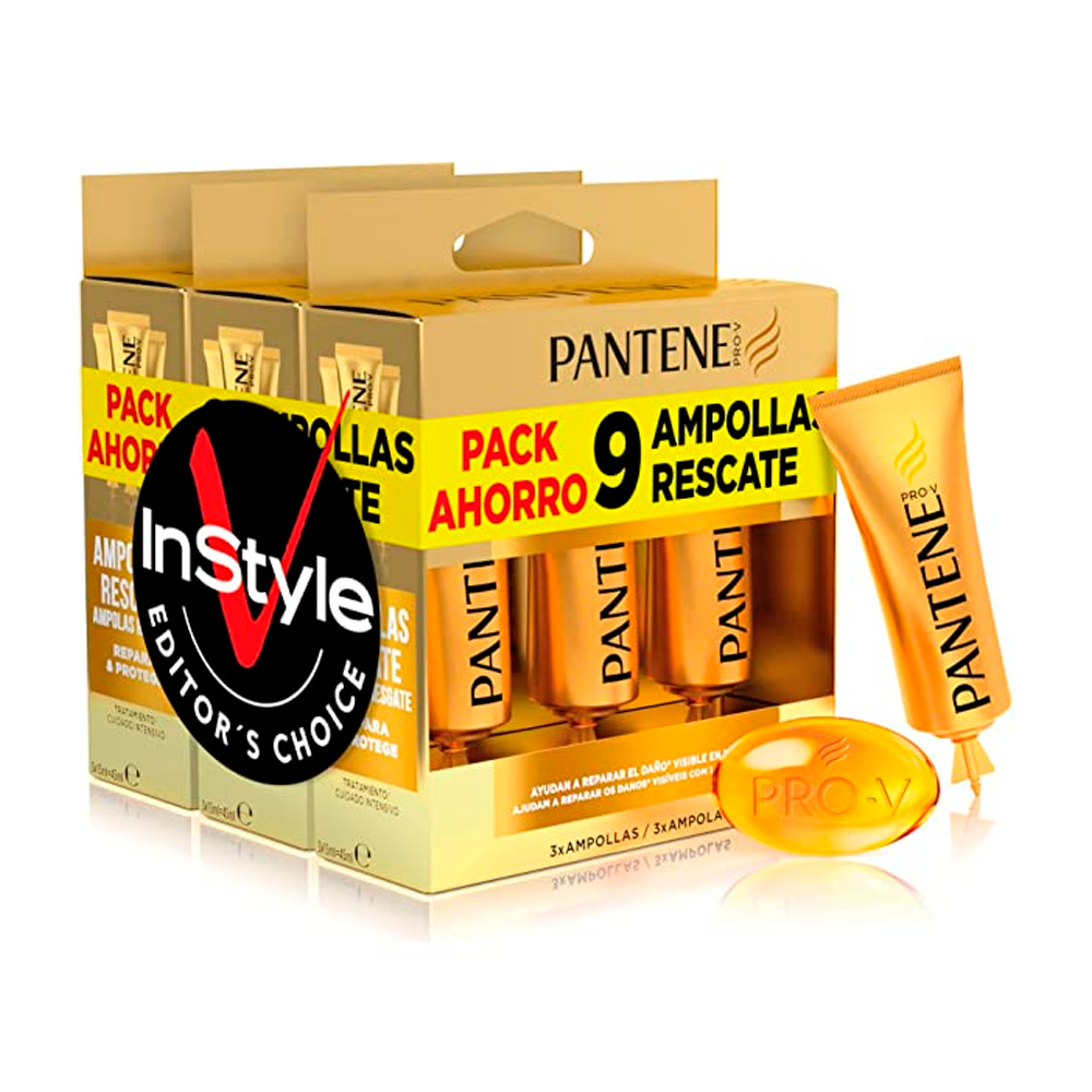 ¡Ahorra y luce un cabello espectacular con el pack de ampollas de tratamiento intensivo de Pantene Pro V!