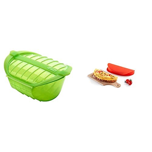 Rebajazo en este set de Lékué, con estuche hondo XL para microondas  y recipiente de tortilla