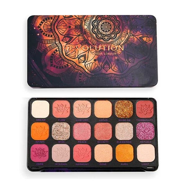 Solo hoy con un rebajazo del 31%, tienes esta potente paleta de sombras de ojos Revolution Forever Flawless Spirituality