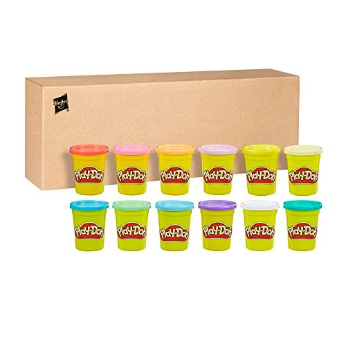 Super bajada de precio en el pack de 12 botes de Play Doh, en variedad de colores cálidos