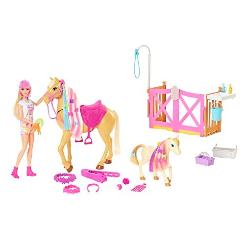 Super descuento en la Barbie con caballo, poni y establo, que también incluye accesorios