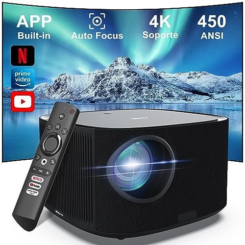 Super oferta total para este proyector 4K 1080P con 5G, Wifi y bluetooth además de calidad Dolby Audio