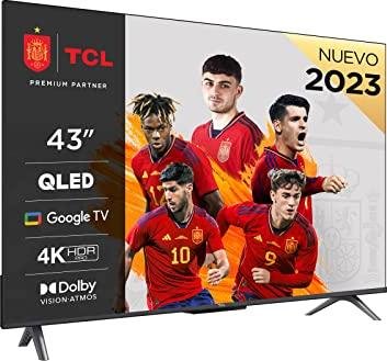 Aprovecha el increíble descuento en el televisor TCL de 43 QLED con Dolby Vision Atmos del 2023