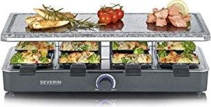 Super precio mínimo para esta fantástica Raclette con piedra natural, parrilla reversible y 8 mini sartenes