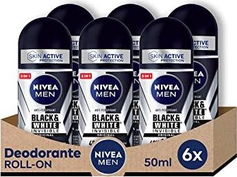 ¡Aprovecha el increíble descuento en el pack de 6 desodorantes Nivea Men Black & White ahora mismo!