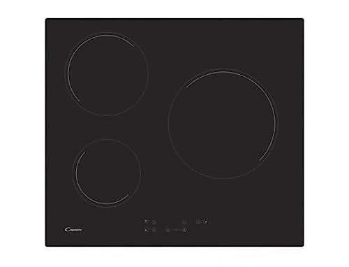 ¡Aprovecha el increíble descuento en la placa vitrocerámica Candy de 3 zonas con 10 niveles de potencia y alerta sobre calentamientos!