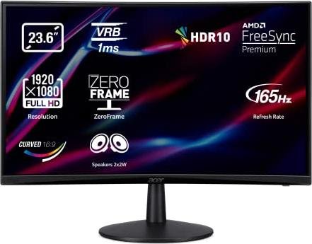 Super precio top para este monitor gaming Acer Nitro LED de 23,6“ CON 165Hz de tasa de refresco