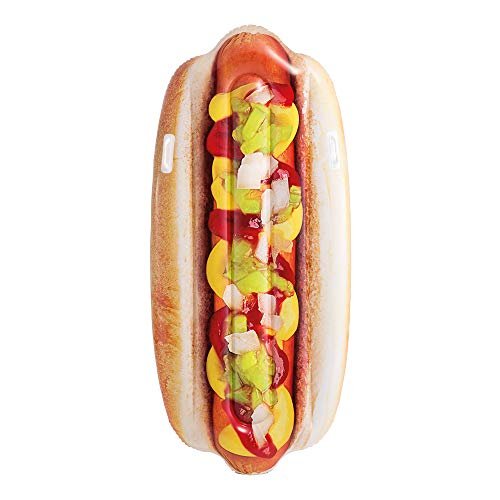 Super precio total en esta colchoneta hinchable en forma de Hot Dog de Intex