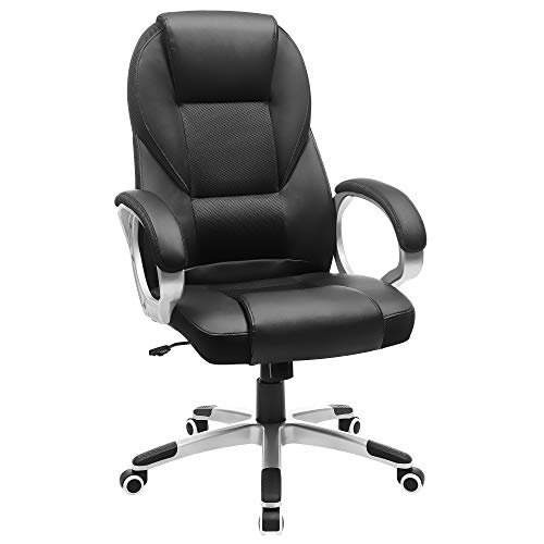 ¡Aprovecha la oferta flash de la silla de oficina ergonómica con respaldo alto de Songmics!