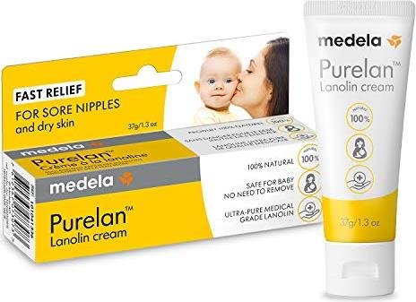 ¡Descuento del 50% en la crema Medela PureLan para aliviar pezones secos y doloridos!