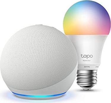 Transforma tu hogar con la tecnología inteligente: Echo Dot 5ta Generación + Bombilla Wifi TP Link Tapo
