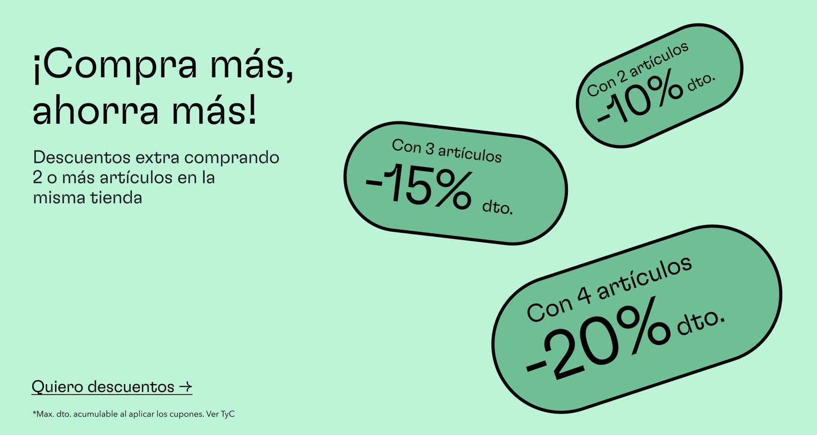 Ahorra más dinero al comprar más con esta promoción que potencia tus descuentos