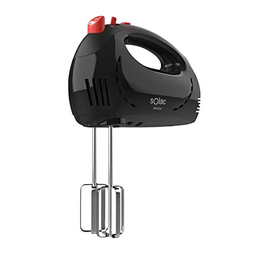 ¡Aprovecha esta oferta única en la batidora amasadora Solac de 300W con 5 velocidades y modo turbo!