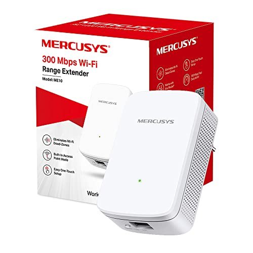 ¡Increíble descuento en el amplificador de red wifi Mercusys inalámbrico con indicador LED!