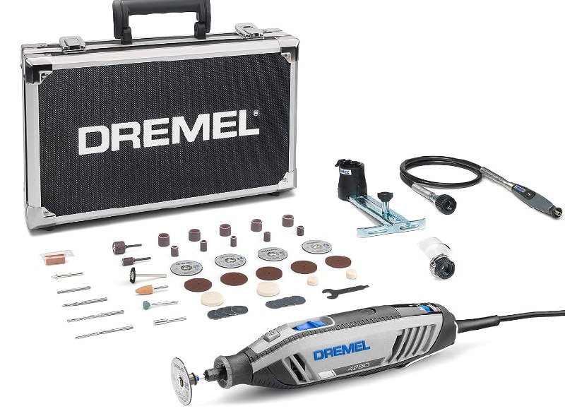 ¡Increíble oferta en la herramienta rotativa Dremel 4250: Ahorra ahora con 3 complementos y set de 45 accesorios!
