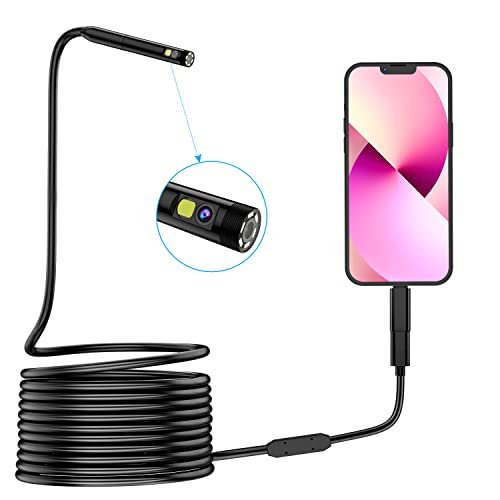 ¡Descubre la revolución visual con esta cámara de endoscopia de doble lente USB C y ahorra con nuestro cupón descuento!