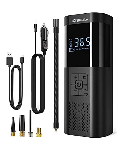 ¡Ahorra dinero en el mejor mini compresor portátil con pantalla ajustable para una presión personalizada!