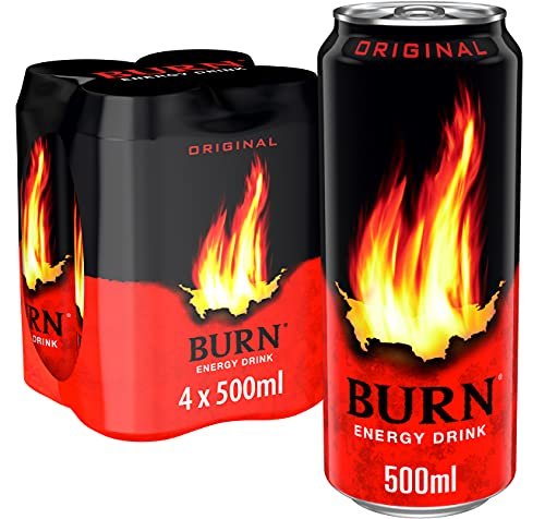 ¡Ahorra más del 20% en el pack de 4 latas de Burn Energy 500ml con envío Prime gratis!