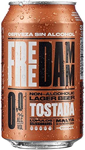 ¡No te pierdas este increíble descuento en el pack de 24 latas de cerveza Free Damm 0,0 Tostada!