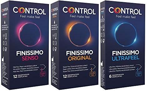 ¡Experimenta el placer inigualable con este increíble pack de 30 preservativos Control Finissimo Senso, Original y Ultrafeel a un precio irresistible!
