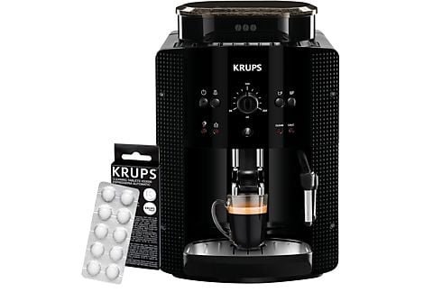 ¡Aprovecha esta oferta única en la cafetera Krups Roma con molinillo integrado y kit de limpieza!