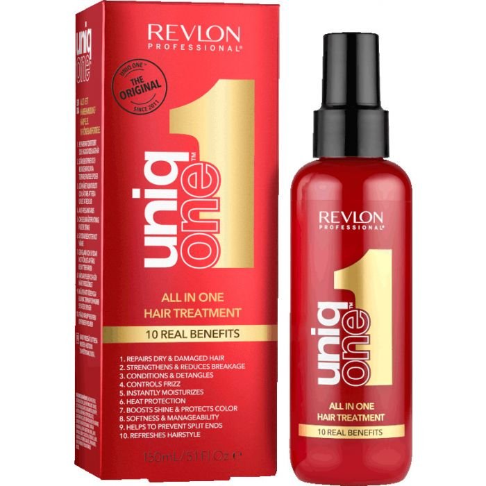 ¡Aprovecha el descuento de hoy en el spray profesional de Revlon Uniq One para ahorrar y lucir un cabello impecable!