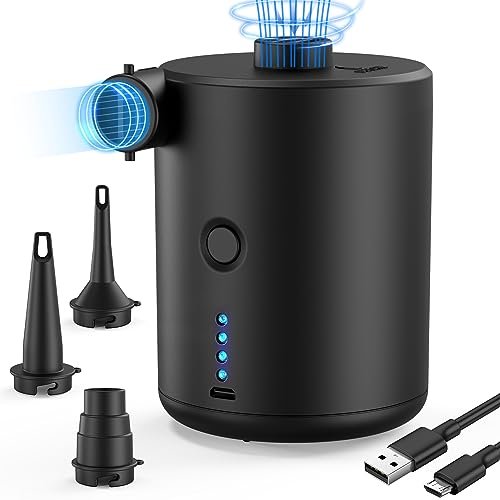 ¡Ahorra al máximo con este cupón descuento en una bomba de aire portátil recargable por USB!