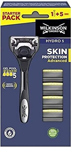 ¡Ahorra al máximo con la maquinilla Wilkinson Sword Hydro 5 y sus 5 recambios!
