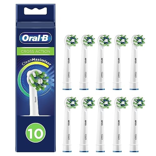 ¡Ahorra un 50% en el pack de 10 recambios para tu cepillo Oral B CrossAction ahora!