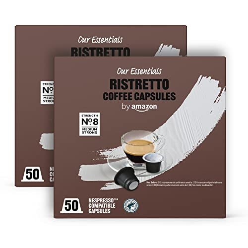 Ahorra un 50% en el pack de 100 cápsulas de café Espresso Ristretto para Nespresso