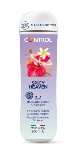 ¡Aprovecha ahora el descuento en el nuevo gel de masaje corporal Control Spicy Heaven 3 en 1!
