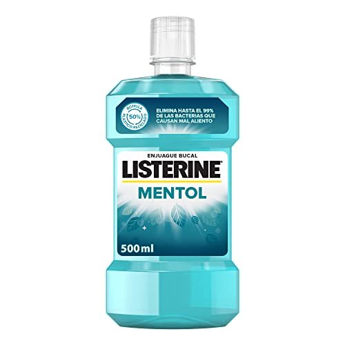 ¡Ahorra un 50% en el poderoso enjuague bucal Listerine Mentol de 500ml!