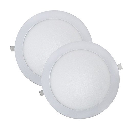 ¡Ilumina tu hogar con estilo! Set de 2 plafones LED extraplanos de 6000K con descuento exclusivo