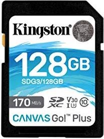 ¡Ahorra un 30% en la tarjeta de memoria Kingston de 128GB SDXC Canvas Go Plus!