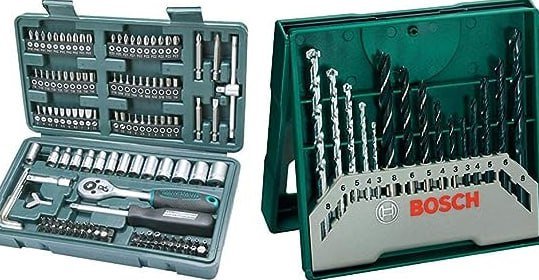¡Ahorra hasta un 50% en el maletín de Mannesmann y set de brocas Bosch!