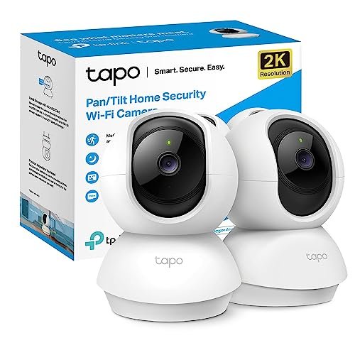 ¡Protege tu hogar al máximo con este Set de 2 cámaras de vigilancia TP Link Tapo! ¡No dejes escapar esta increíble oferta!