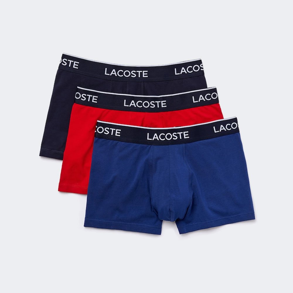 ¡Ahora o nunca! 3 bóxer Lacoste de algodón para hombre a un precio increíble. ¡Aprovecha el descuento total y renueva tu guardarropa hoy mismo!