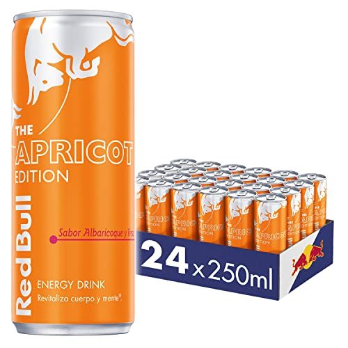 ¡Ahorra y energízate con este paquete de 24 latas de Red Bull Albaricoque, con envío gratis!
