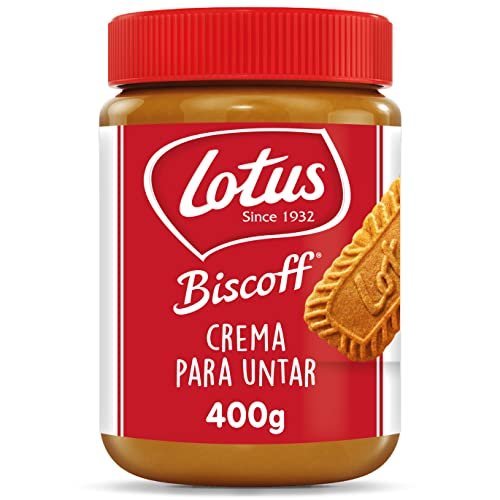 Ahorra tiempo y dinero con la irresistible crema de untar Lotus Biscoff de 400g