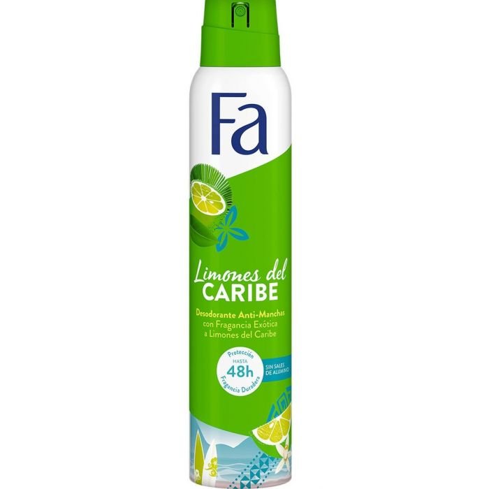 ¡Aprovecha el precio imbatible en el desodorante Fa Limones del Caribe en spray!