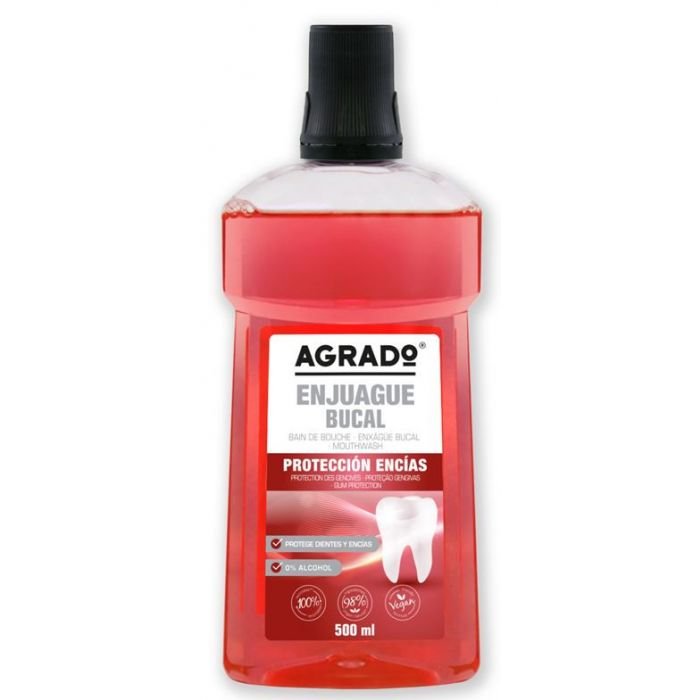 ¡Aprovecha el último lote! Enjuague bucal Agrado Protección Encías a precio de remate.