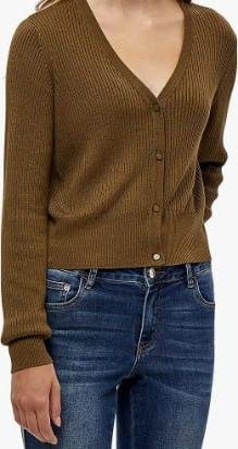 ¡Últimas unidades! Cárdigan para mujer en verde oscuro con descuento irresistible.