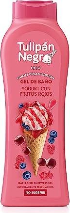 ¡Obtén el irresistible Gel de Baño Yogur con Frutos Rojos de Tulipán Negro a precio de ensueño!