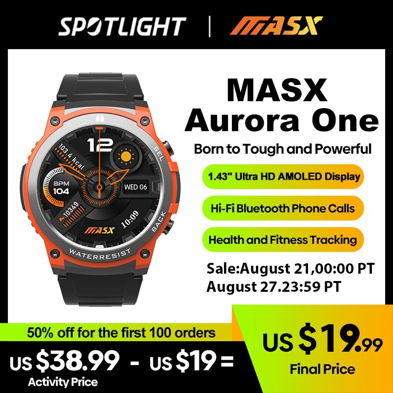 ¡Increíble oferta! Smartwatch con pantalla UHD Amoled de 1,43“ ¡No te lo pierdas!