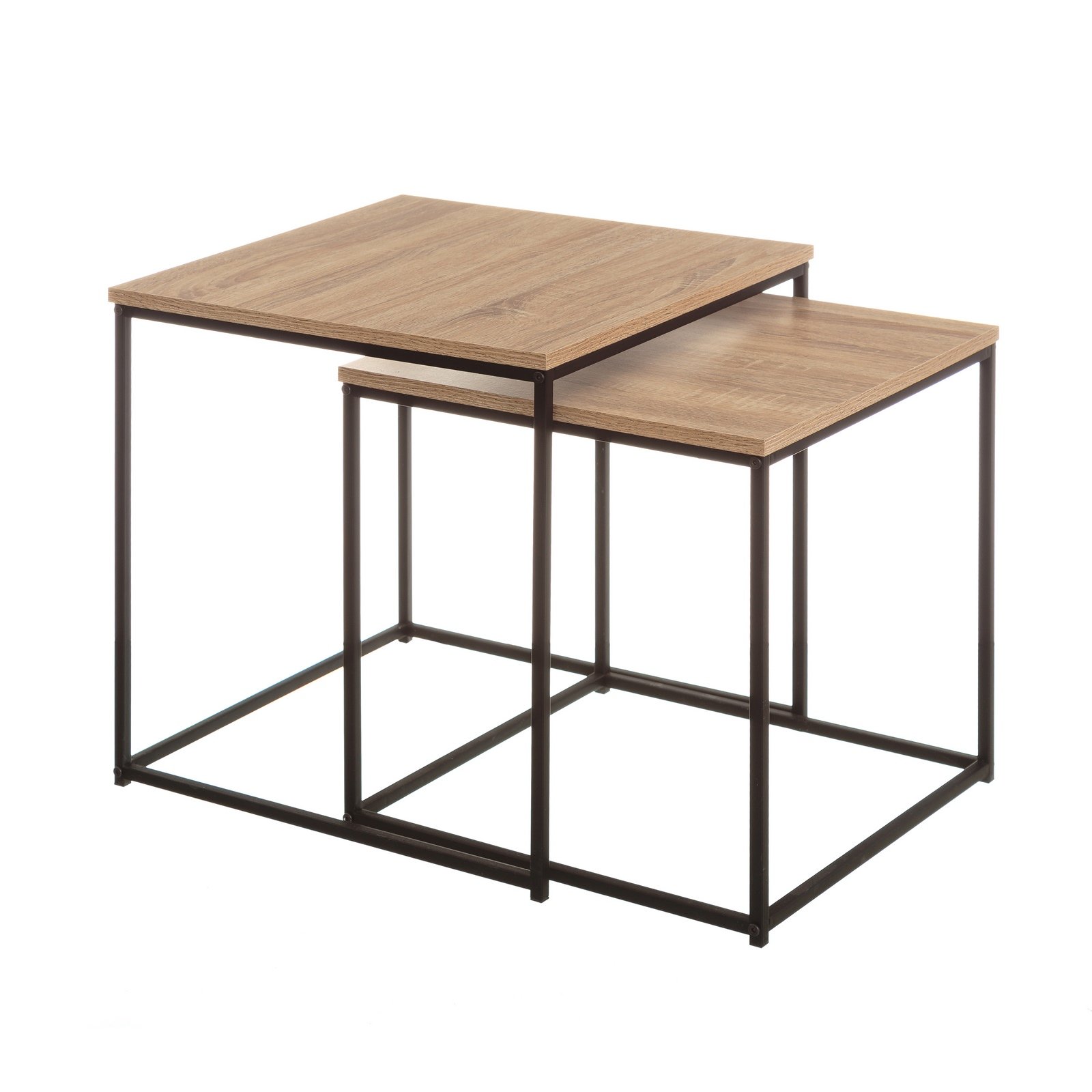 ¡Increíble oferta! Mesa doble auxiliar de madera y metal con descuento extra en LOLAhome
