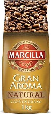 ¡Disfruta del sabor inigualable del café en grano Marcilla Natural a un precio irresistible!