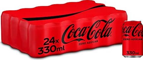 ¡Ahorra un 50% en un pack de 24 latas de Coca Cola Zero en nuestra web!