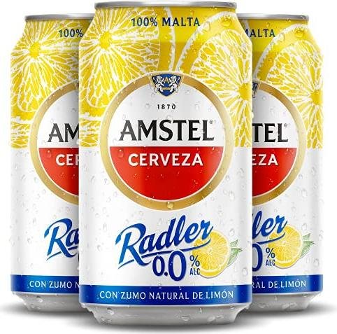 ¡Aprovecha la bomba de sabor en oferta: 24 latas de cerveza Amstel Radler 0,0 con descuento!
