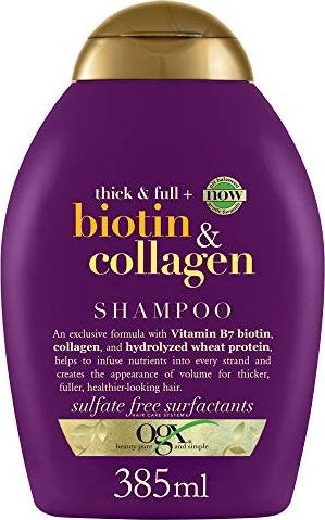 Descubre el secreto para un cabello saludable con este champú OGX de biotina y colágeno