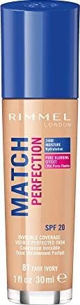 Descuento exclusivo: Base Maquillaje Rimmel London Match Perfection, SPF20, tono 081